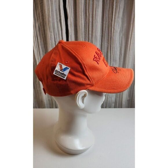Checkered Flag Sports Signed NASCAR #33 Harry Gant Baseball Cap, Orange - Picture 3 of 10